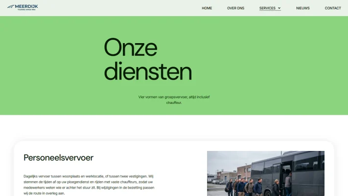 Screenshot professional scale blueprint website